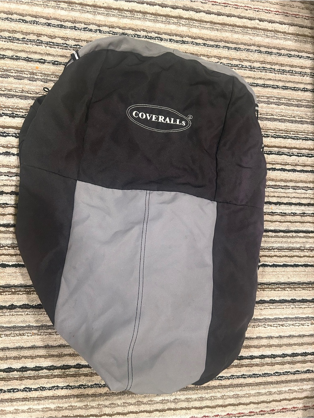 Two-Tone Black and Gray seat cover